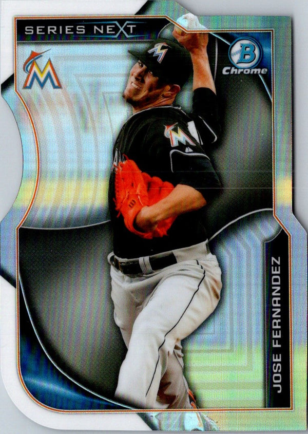 2015 Bowman Chrome Series Next Die Cuts Jose Fernandez #SN-JF