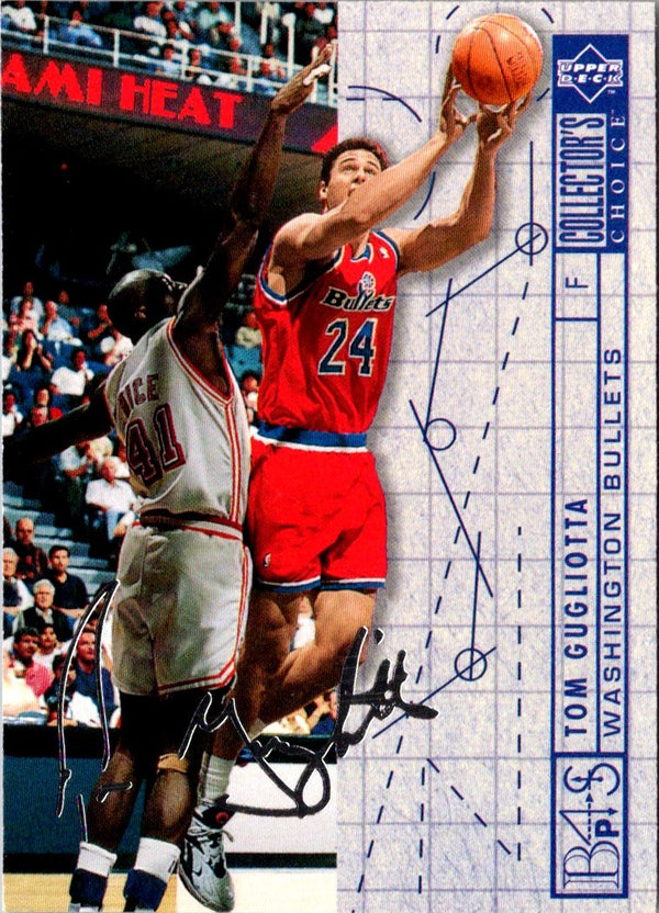 1994 Collector's Choice Silver Signatures Tom Gugliotta #398