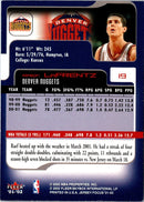 2002 Upper Deck Championship Drive Trophies Denver Nuggets