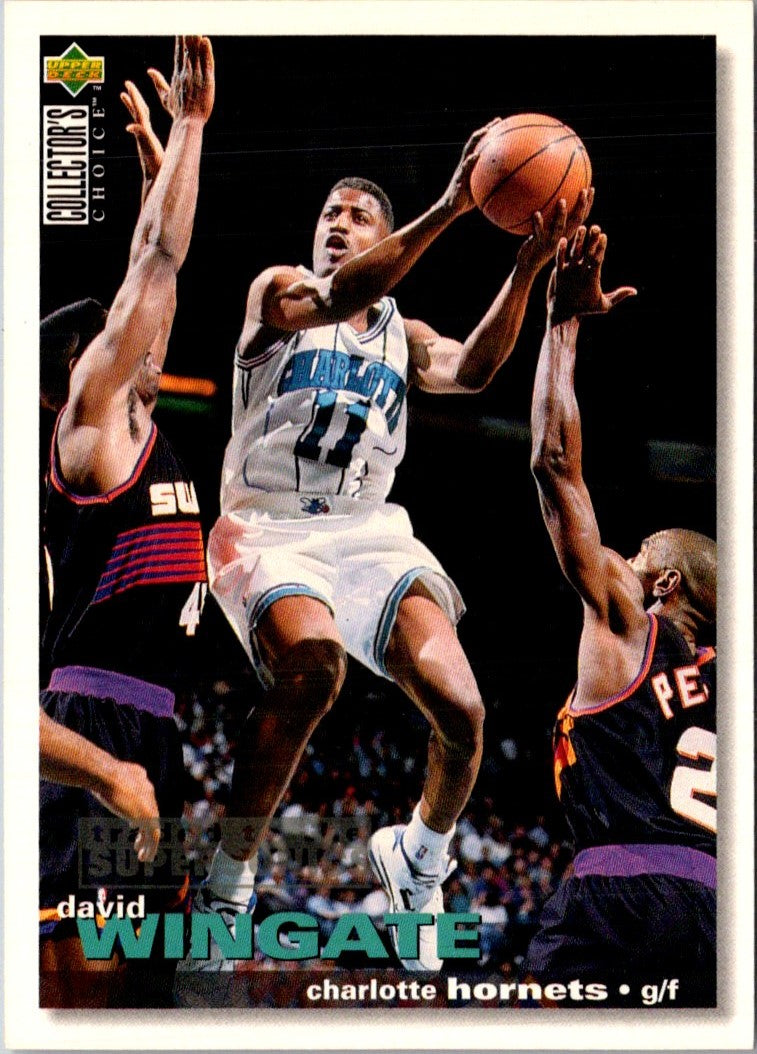 1995 Collector's Choice Stickers Charlotte Hornets