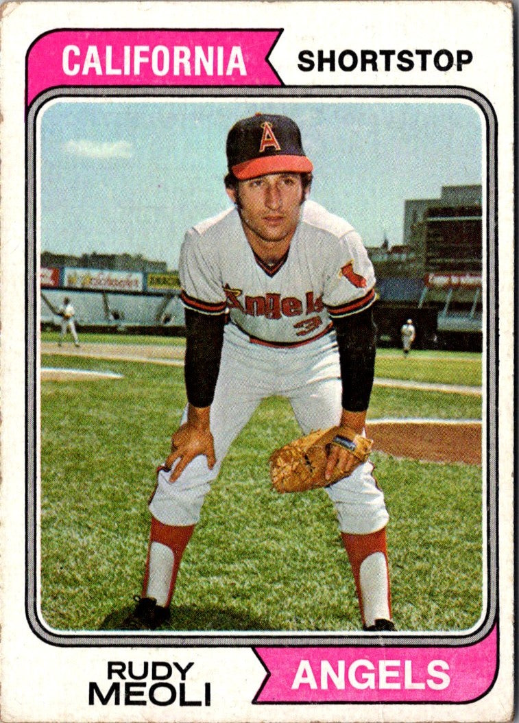 1974 Topps Rudy Meoli