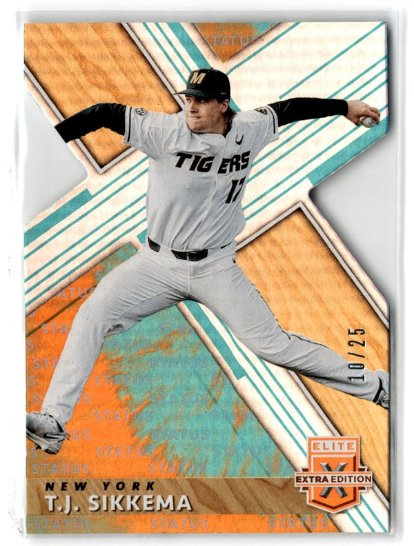 2019 Panini Elite Extra Edition T.J. Sikkema #38 10/25