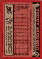 1986 Topps Teddy Higuera #347 Rookie