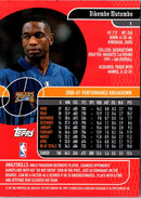 2001 Stadium Club Dikembe Mutombo