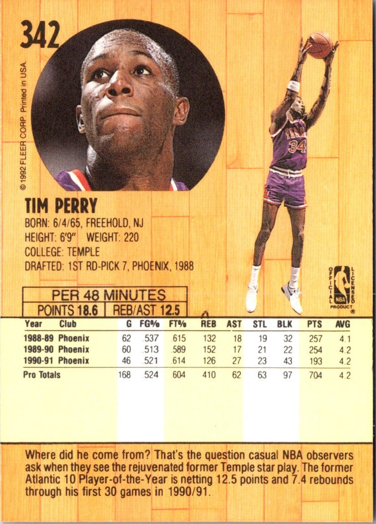 1991 Fleer Tim Perry