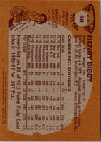 1981 Topps Henry Bibby #W90