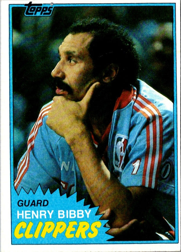 1981 Topps Henry Bibby #W90