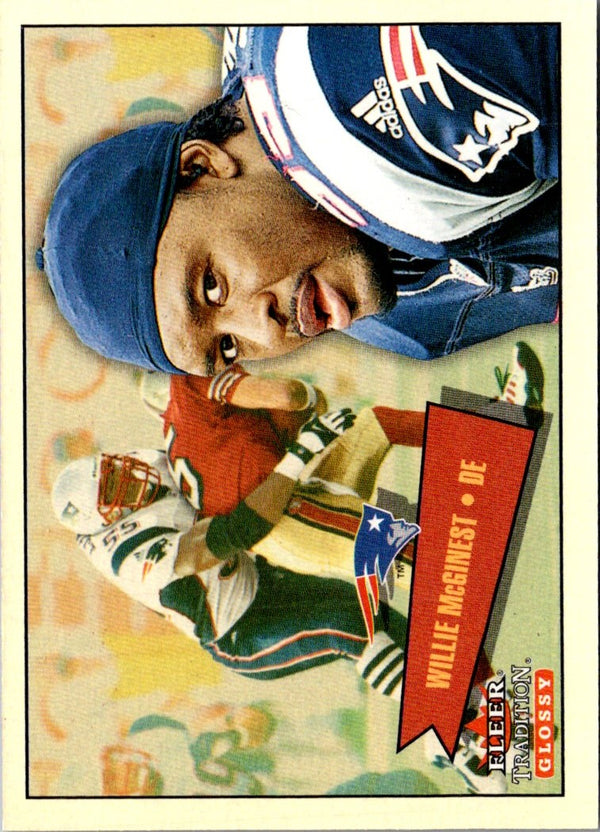 2001 Fleer Tradition Glossy Willie McGinest #23