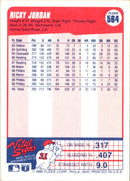1990 Fleer Ricky Jordan