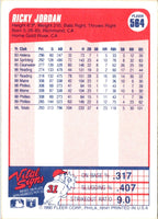 1990 Fleer Ricky Jordan #564