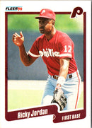 1990 Fleer Ricky Jordan