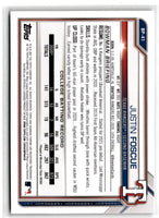 2021 Bowman Prospects Justin Foscue #BP-41