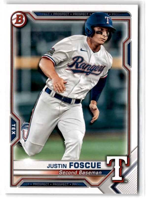 2021 Bowman Prospects Justin Foscue #BP-41