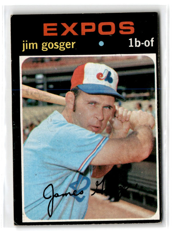 1971 Topps Jim Gosger #284