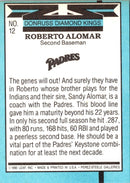 1991 Donruss Super Diamond Kings Roberto Alomar