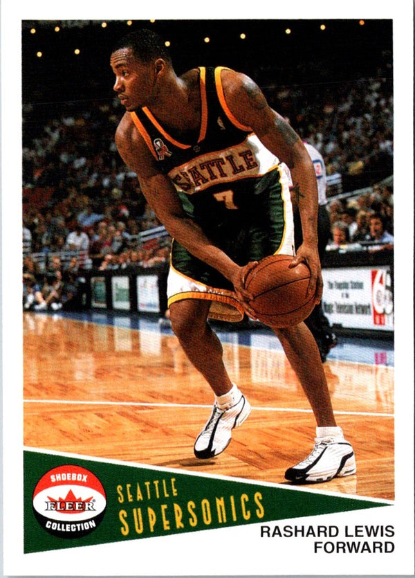 2001 Fleer Shoebox Rashard Lewis #106