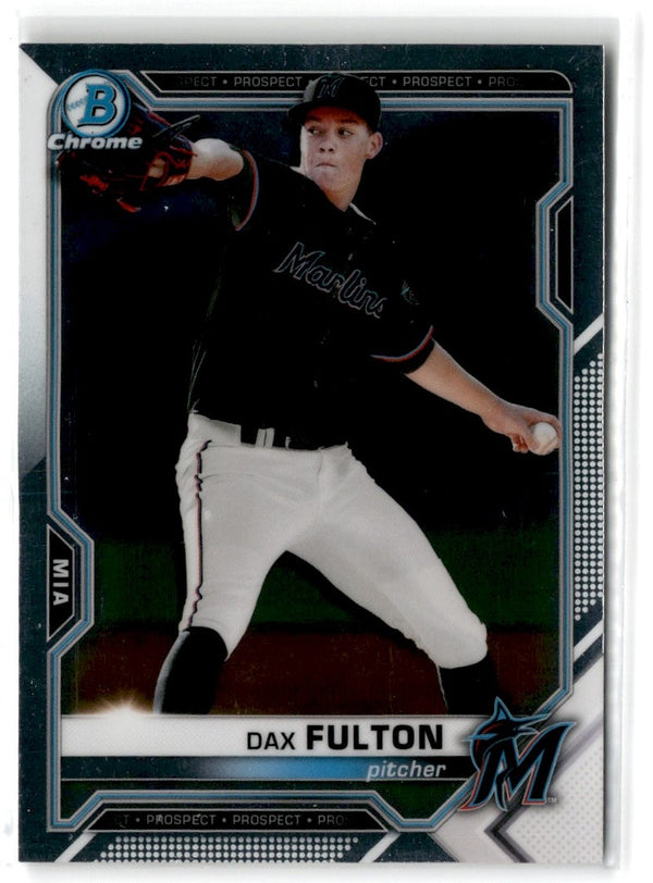 2021 Bowman Chrome Prospects Atomic Refractor Dax Fulton #BCP-32