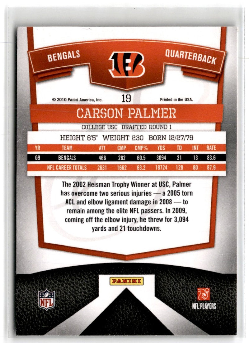 2010 Donruss Elite Carson Palmer