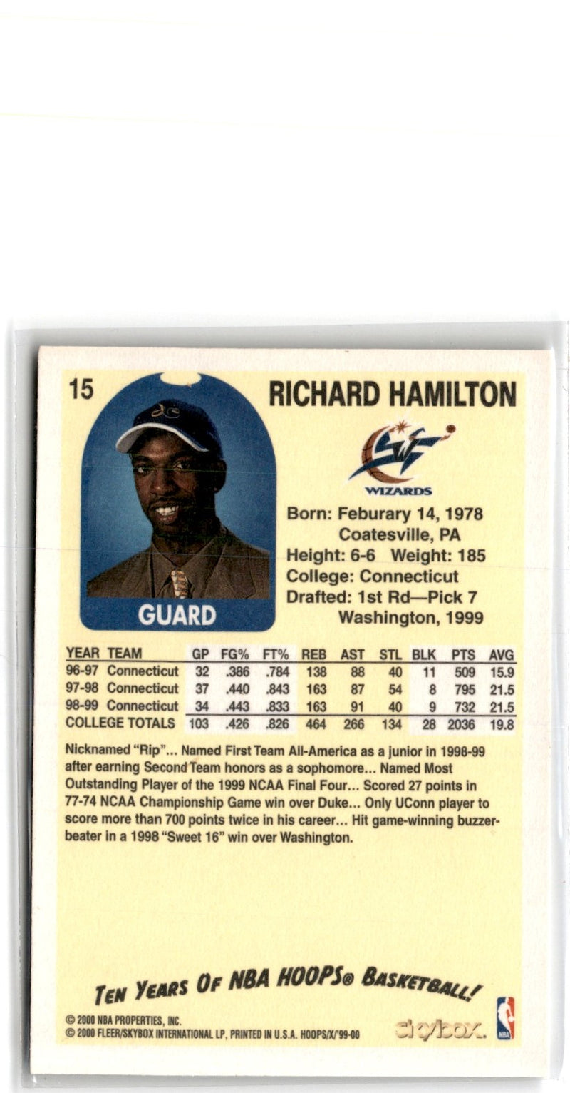 1999 Hoops Decade Richard Hamilton