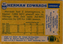1982 Topps Herman Edwards