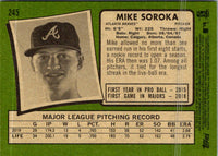 2020 Topps Heritage Mike Soroka #245