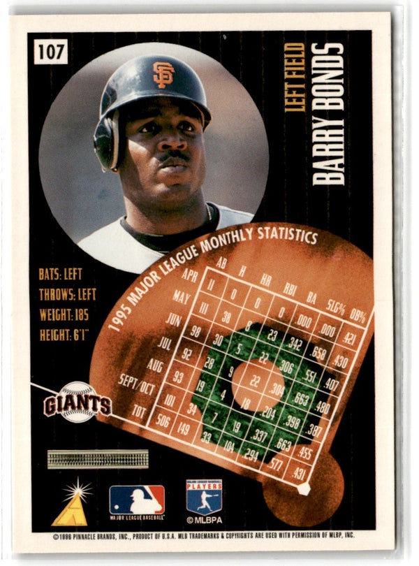 1998 Pinnacle Barry Bonds #23