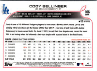2022 Topps Chrome Cody Bellinger #106