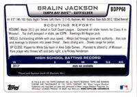 2012 Bowman Draft Picks & Prospects Chrome Bralin Jackson #BDPP60