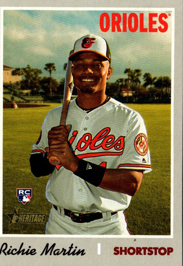 2019 Topps Heritage Richie Martin #532 Rookie