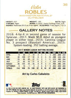 2018 Topps Gallery Victor Robles #38 Rookie