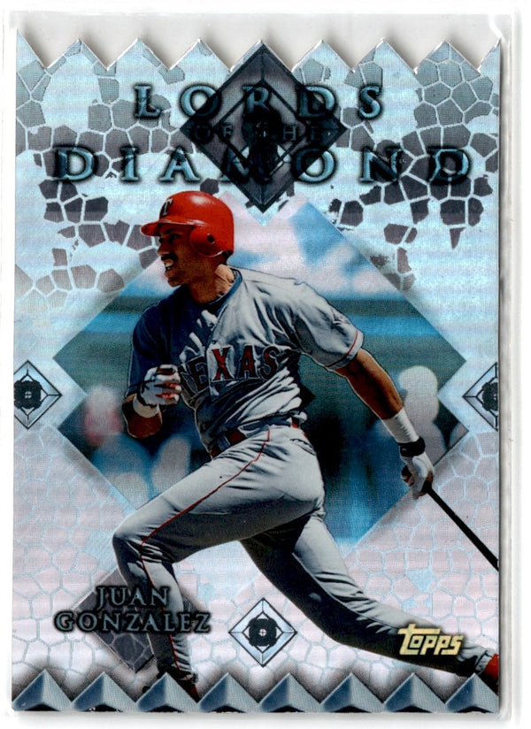 1999 Topps Lords of the Diamond Juan Gonzalez #LD8