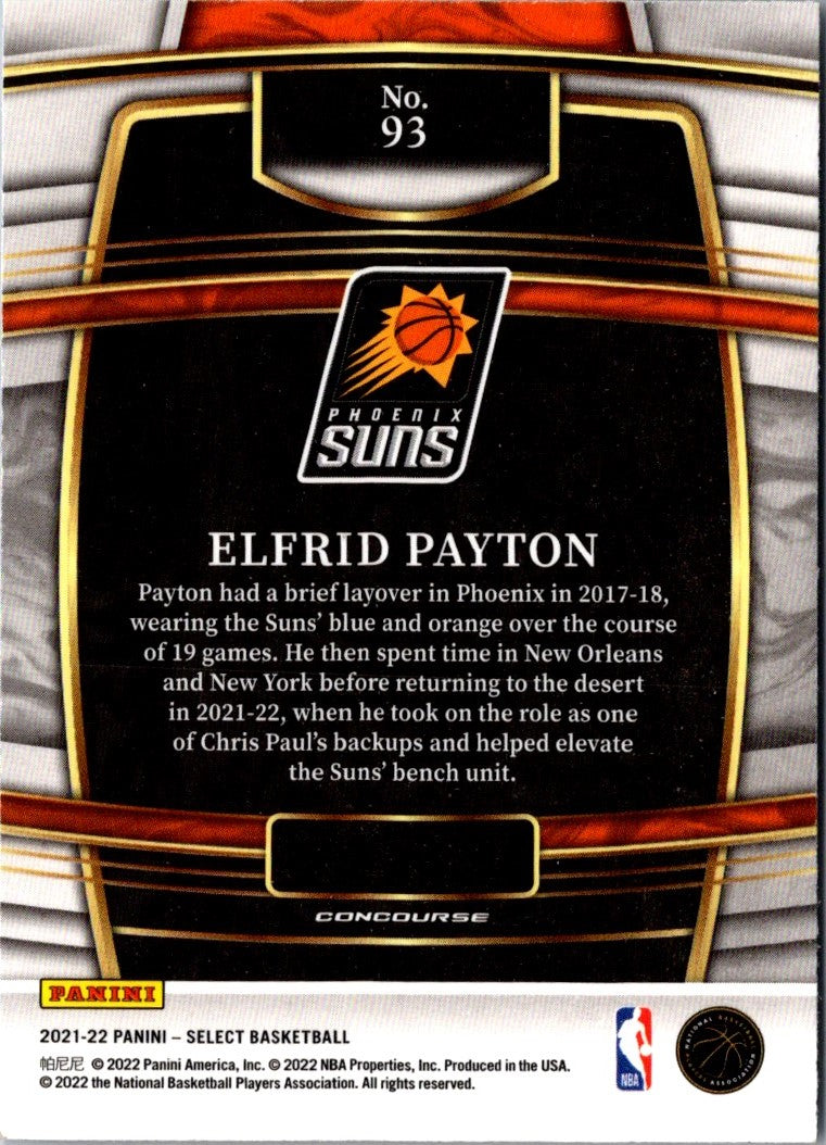 2021 Panini Select Elfrid Payton