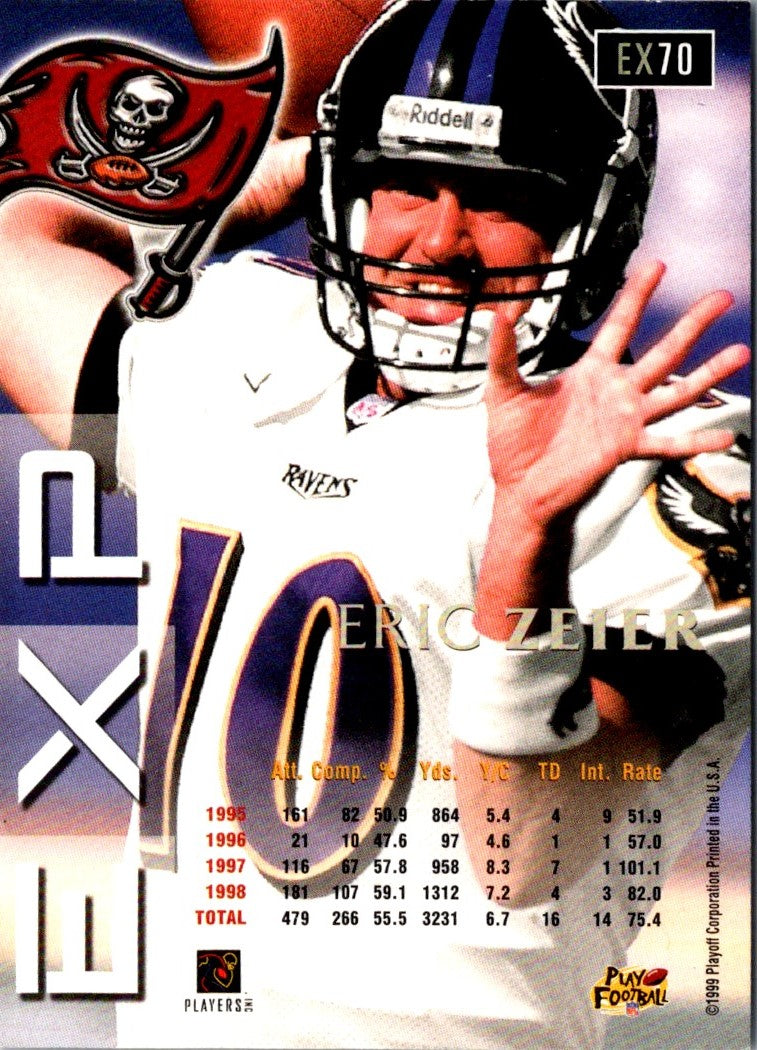 1999 Playoff Prestige EXP Eric Zeier