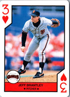 1990 U.S. Playing Card Co. Jeff Brantley #3