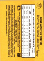 1987 Donruss Gene Walter #511