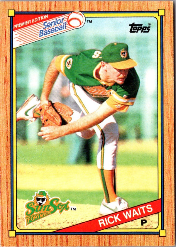 1989 Topps Senior League Rick Waits #60