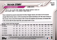 2020 Topps Trevor Story #637