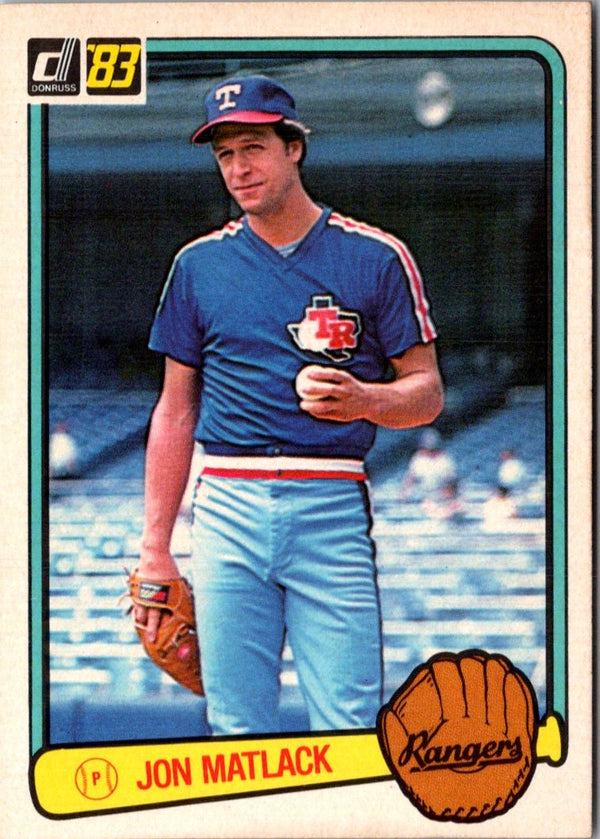 1983 Donruss Jon Matlack #195