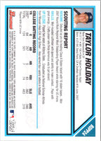 2007 Bowman Draft Picks & Prospects Taylor Holiday #BDPP24