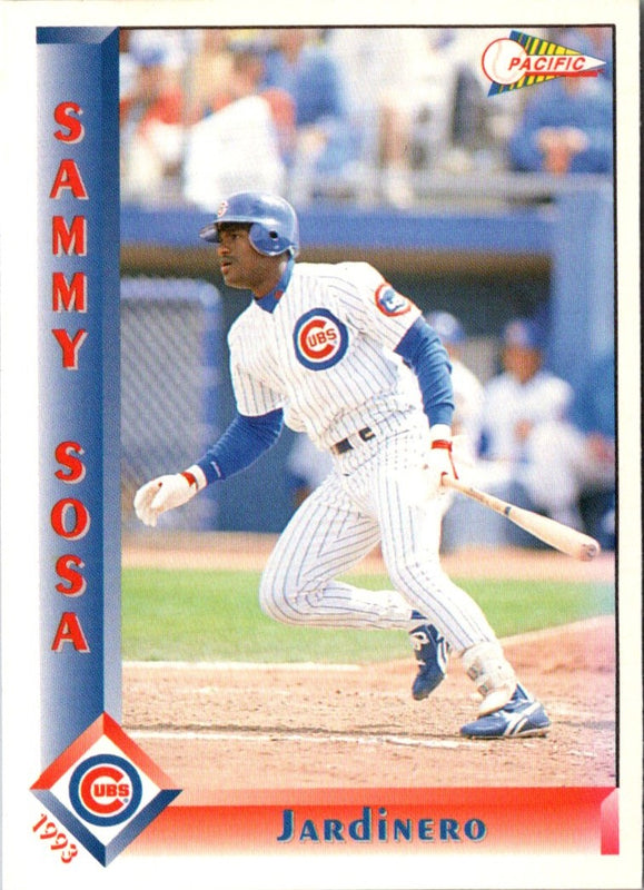 1993 Pacific Spanish Sammy Sosa #383