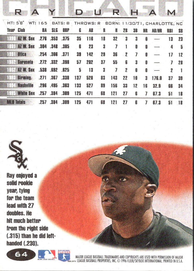 1996 Fleer Ray Durham