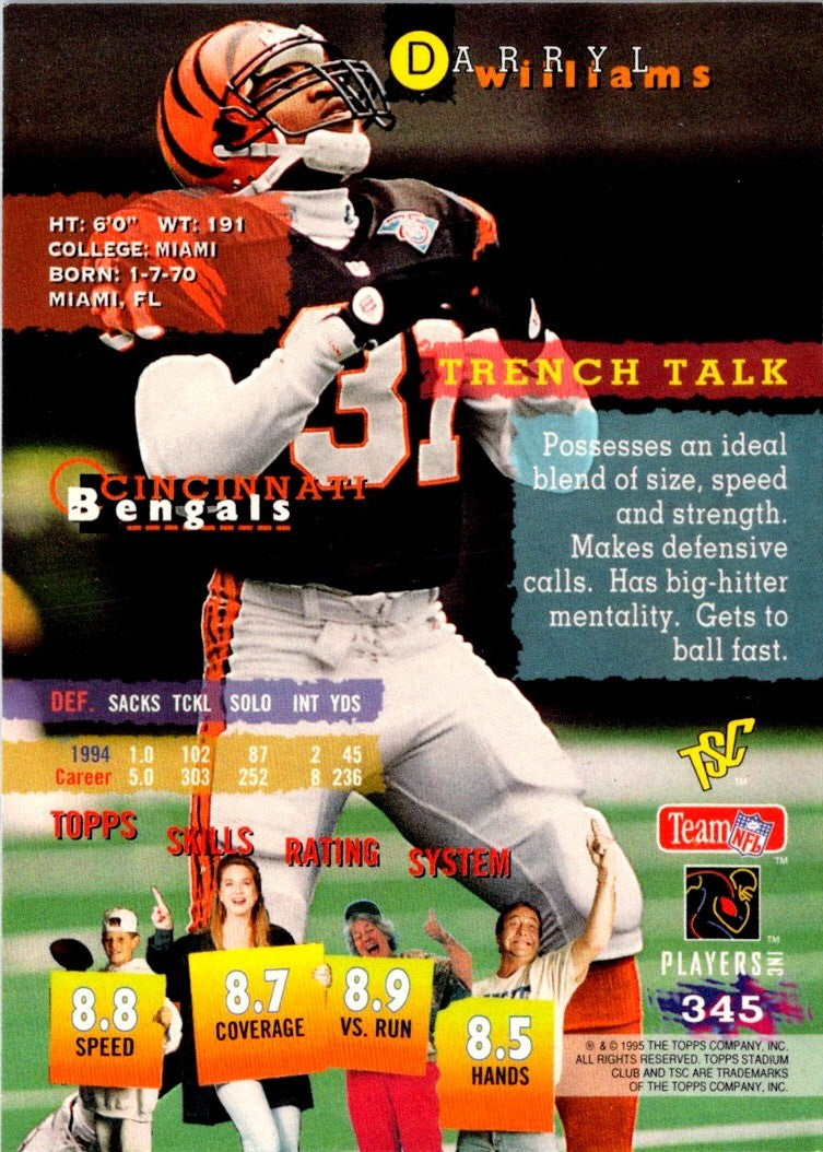 1995 Stadium Club Members Only Darryl Williams