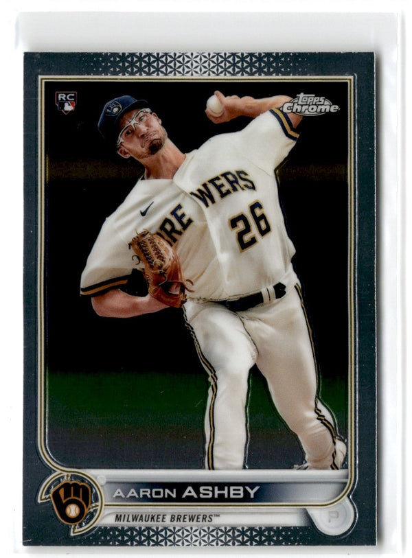 2022 Topps Chrome Aaron Ashby #80 Rookie