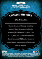 2013 Topps Chasing History Gold Foil Mariano Rivera #CH-84