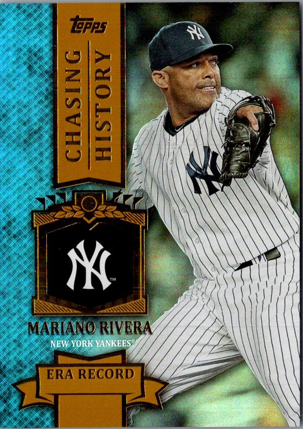 2013 Topps Chasing History Gold Foil Mariano Rivera #CH-84