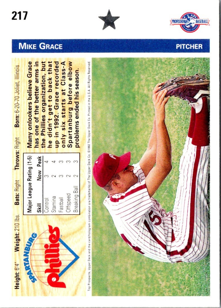 1992 Upper Deck Minors Mike Grace