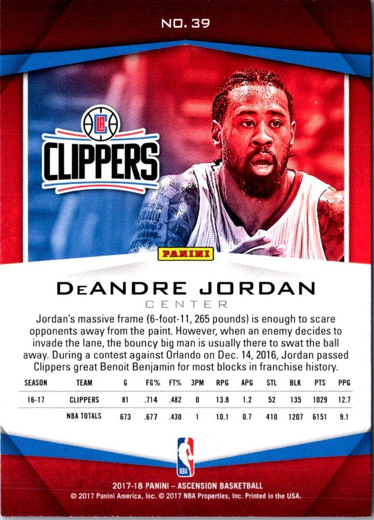 2017 Panini Ascension DeAndre Jordan