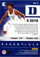 2022 Panini Chronicles Draft Picks AJ Griffin #5