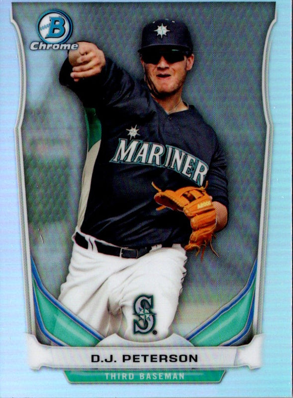 2014 Bowman Draft Picks & Prospects Chrome Top D.J. Peterson #CTP-18