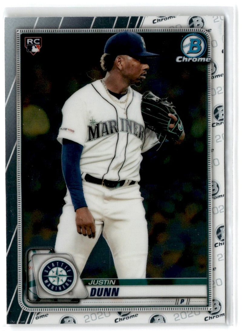 2020 Bowman Chrome Justin Dunn